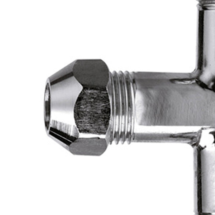 Raccordo a t con guarnizioni, ranelle e anelli