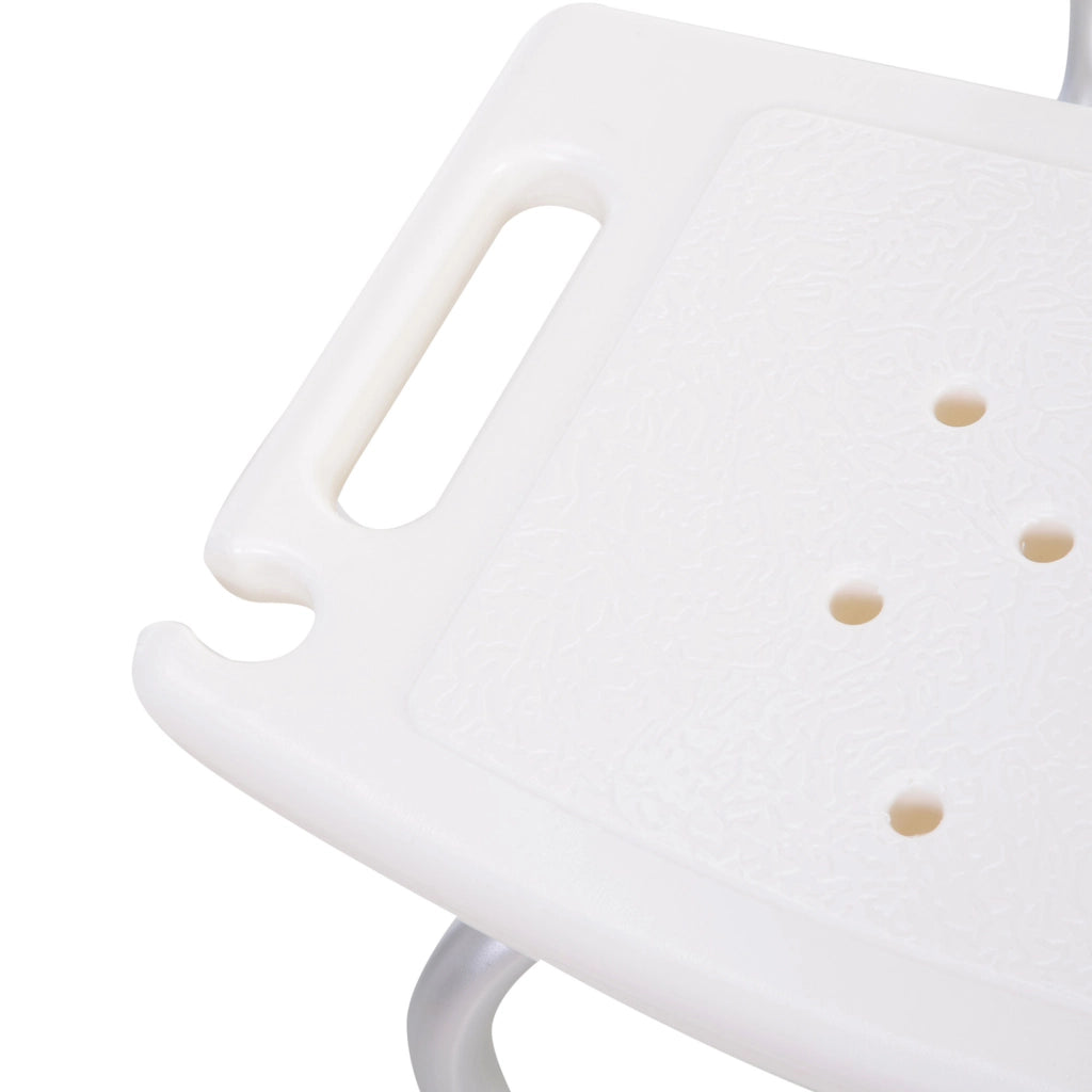Sedia da Doccia Regolabile con Schienale ¨C zephmum ¨C Grigio Antiscivolo 136 kg