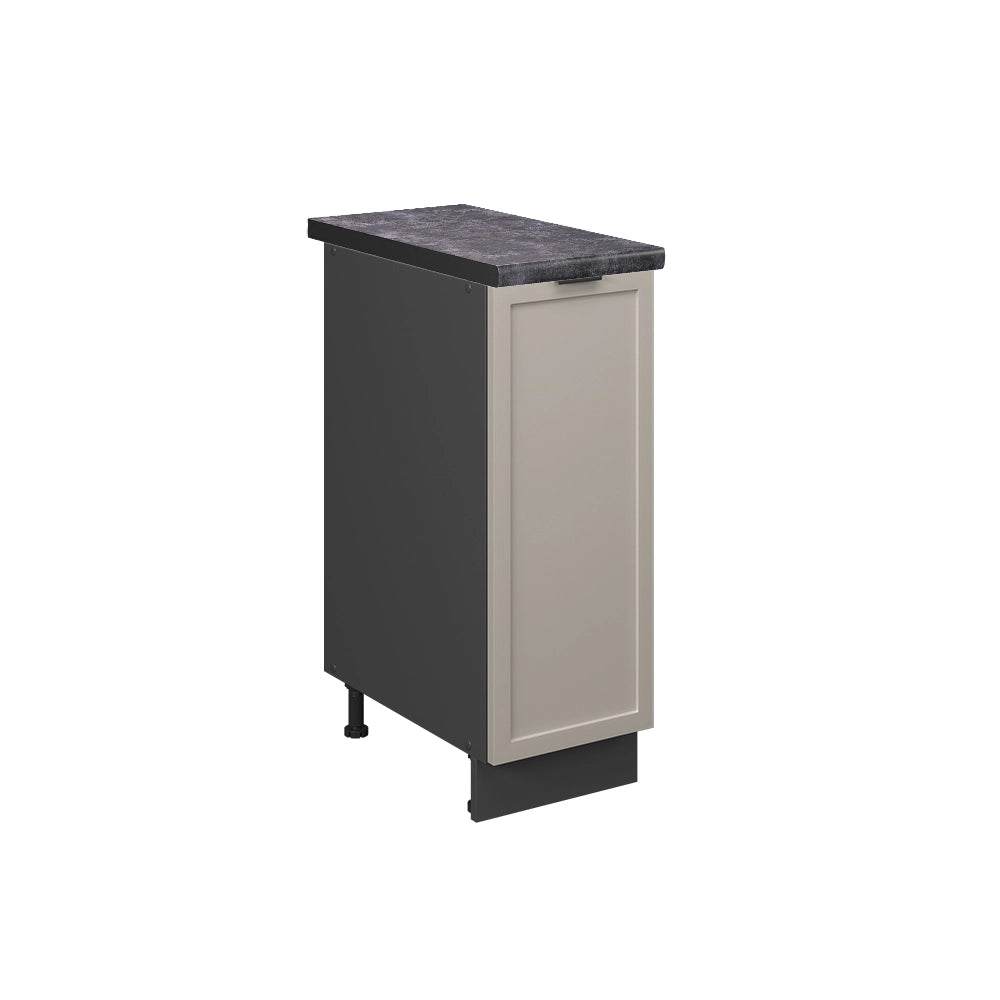 Armadio cucina dispensa alto Fame-Line GrigioBeige/Antracite 30 cm, PL Antracite Vicco