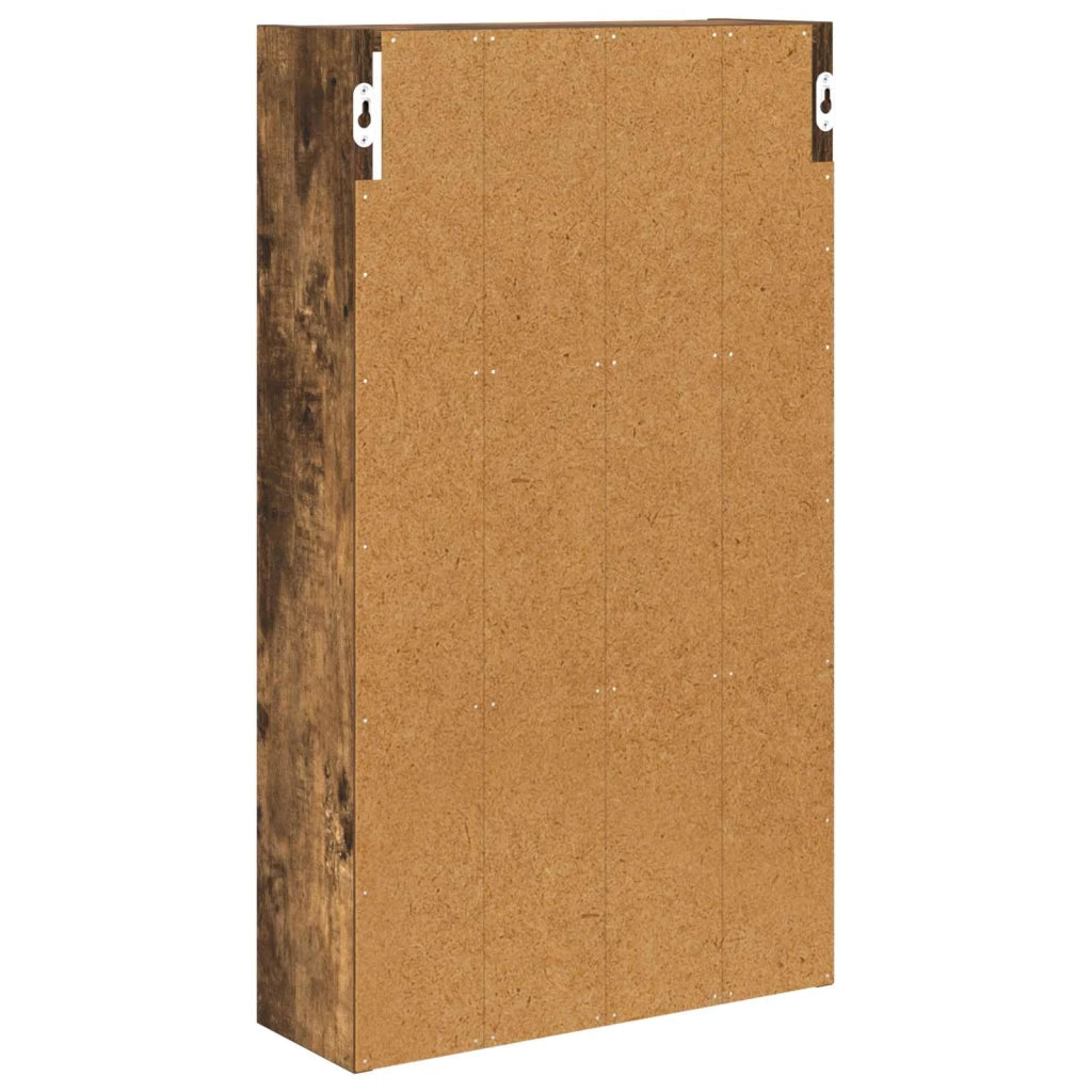 Armadio da bagno a muro Quercia Affumicata 40 x 14 x 70 cm