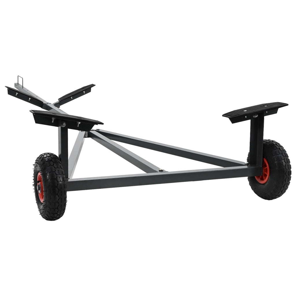 Rimorchio Barca 212-302 cm Lunghezza Regolabile 160 kg Acciaio