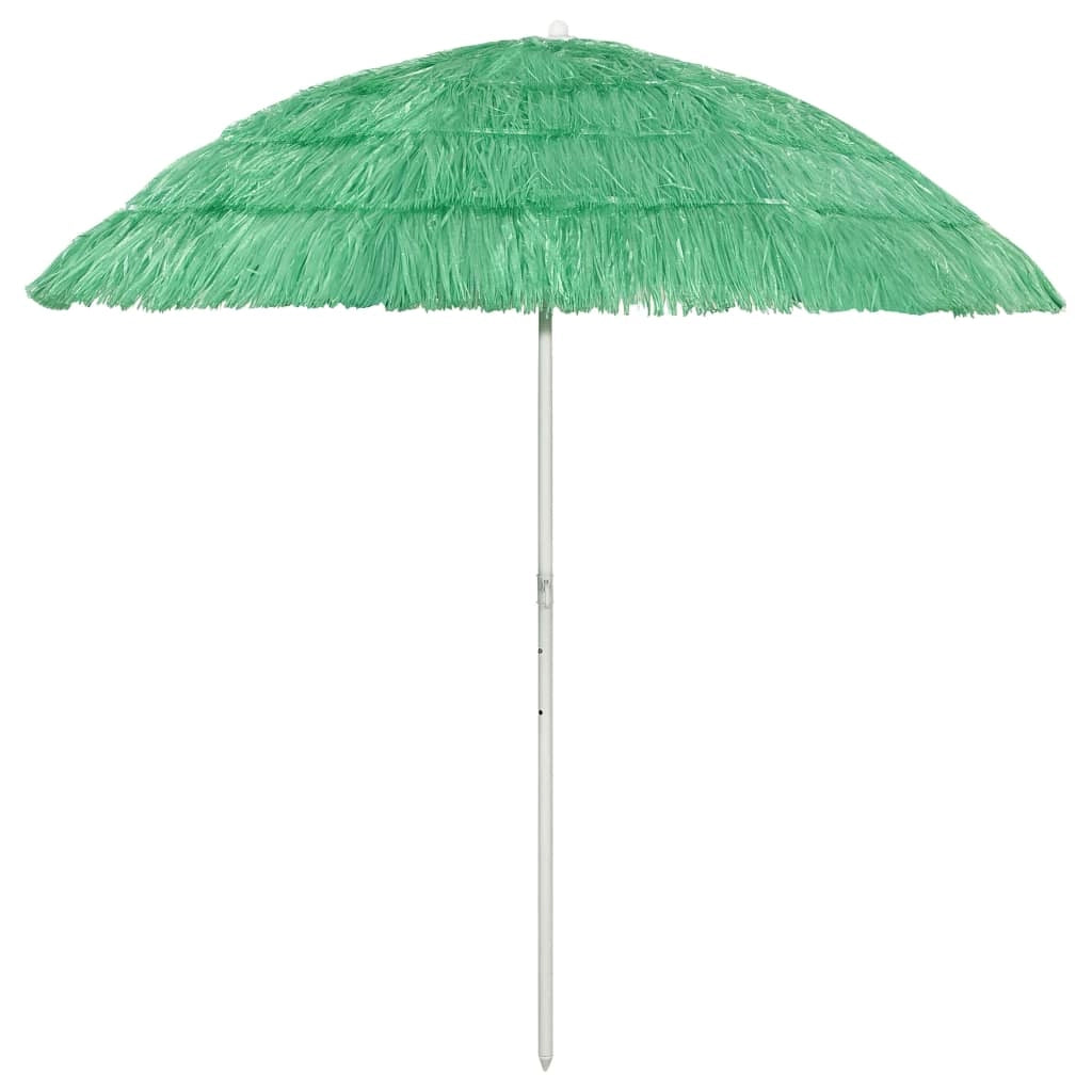 Ombrellone da spiaggia hawaiano 240 cm verde 02_0008392
