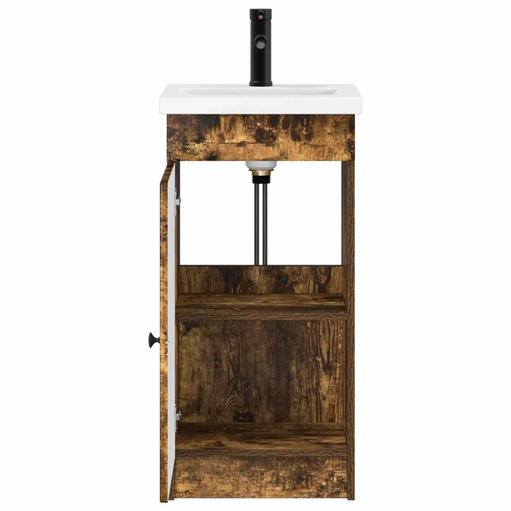 Mobile da bagno con lavabo Rovere Fumo 42 x 40 x 84,5 cm 889999