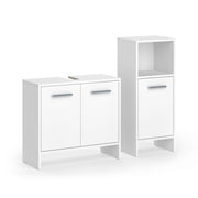 Vicco Set di mobili da bagno Bianco 2 parti