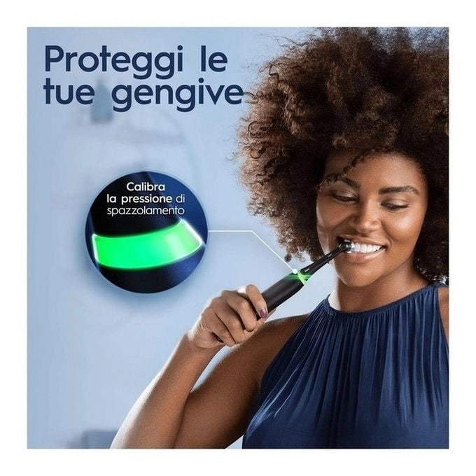 Oral-B Spazzolino Elettrico iO 3 Nero, 1 Testina