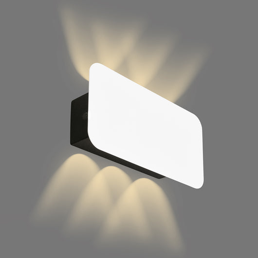 Applique Moderna Meluna Metallo Bianco Led Integrato 2W 2700K