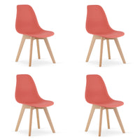 VALORA KITO Sedia CYNOBER Design ergonomico per soggiorno x 4