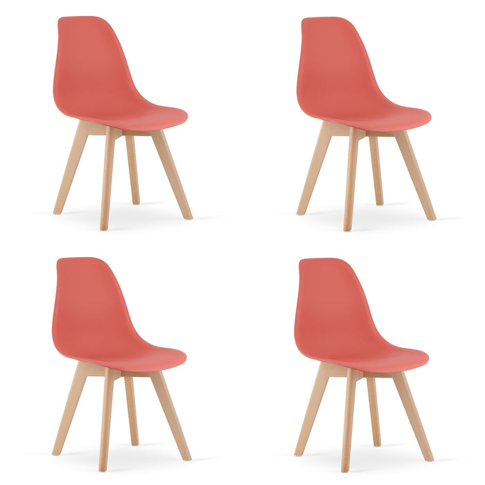 VALORA KITO Sedia CYNOBER Design ergonomico per soggiorno x 4