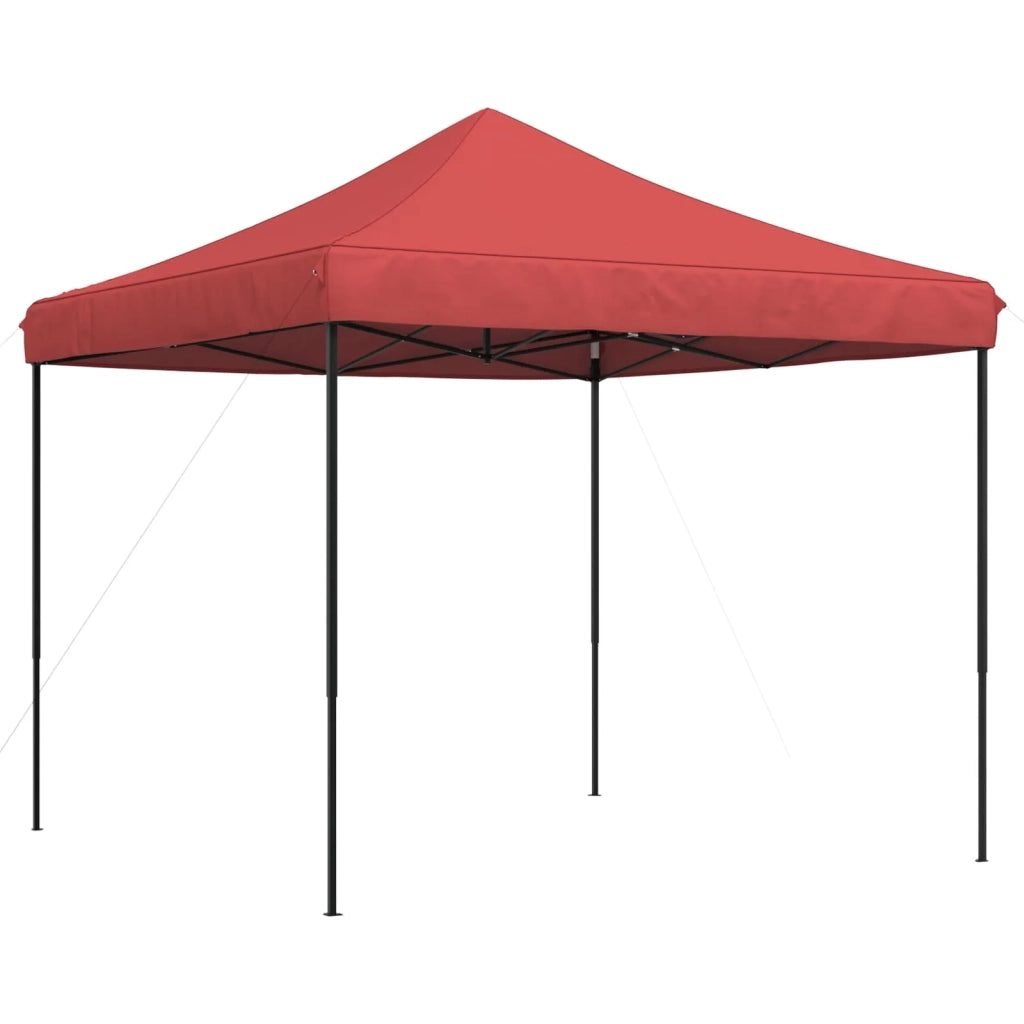 Tenda Party Borgogna 292 x 292 x 315 cm Tessuto Oxford 42023547