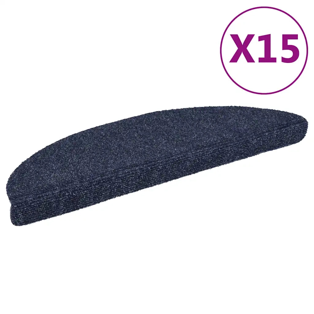Tappetini Autoadesivi per Scale 15 pz 56x17x3 cm Blu cod mxl 65593