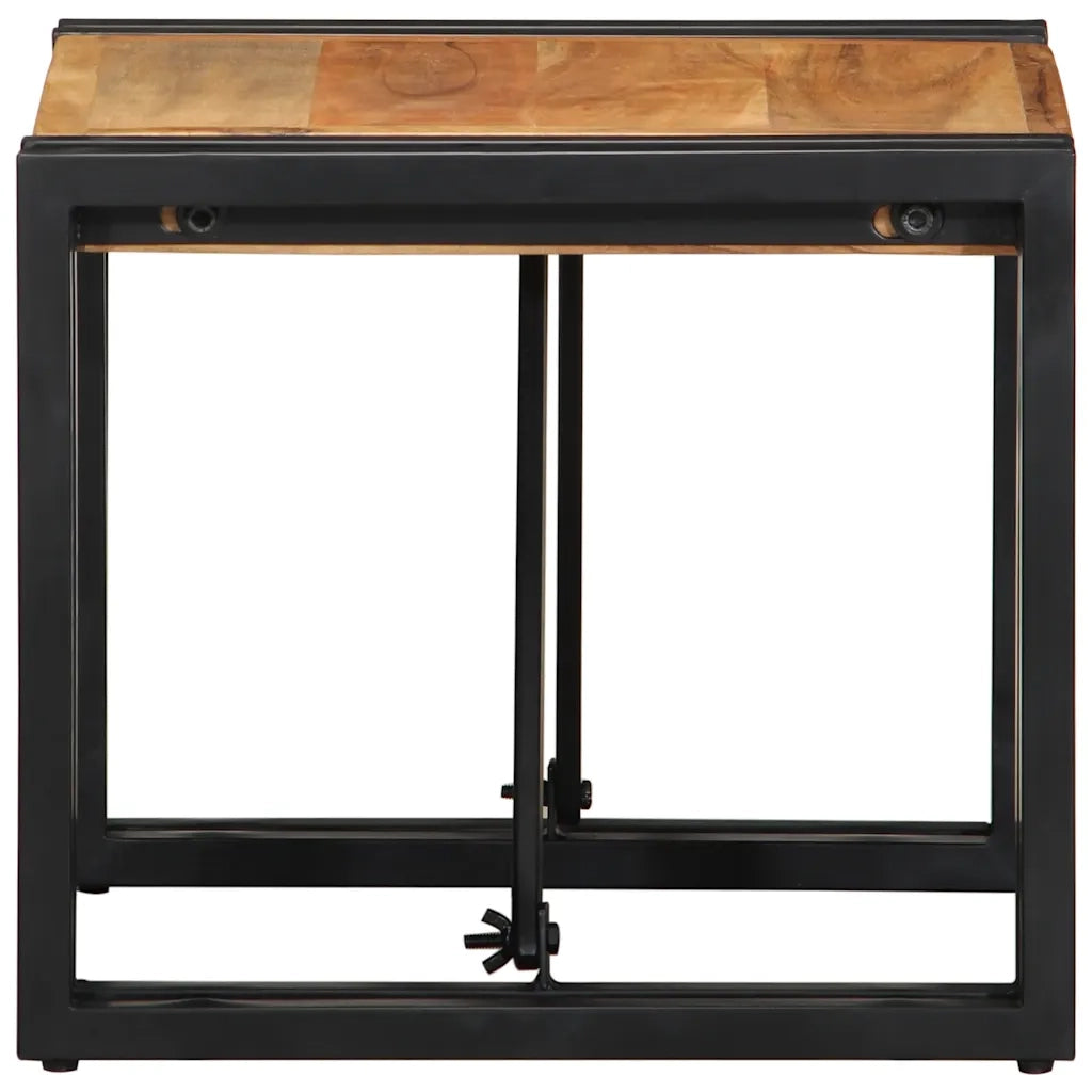 Tavolino da Salotto 40x40x35 cm in Legno Massello di Acacia 4016684