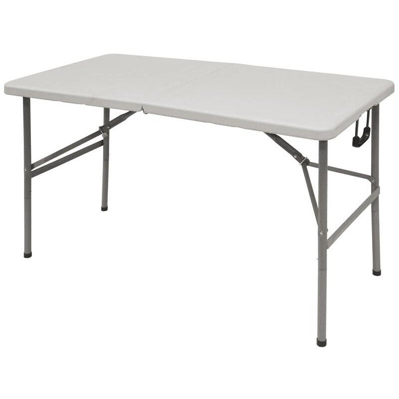 CAMPING TAVOLO PIEGHEVOLE IN PLASTICA RICHIUDIBILE IN VALIGIETTA 122 X 61 X 74CM