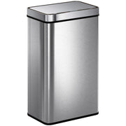 Cestino per rifiuti a sensore 60 L ¨C zephmum ¨C Acciaio inox argento