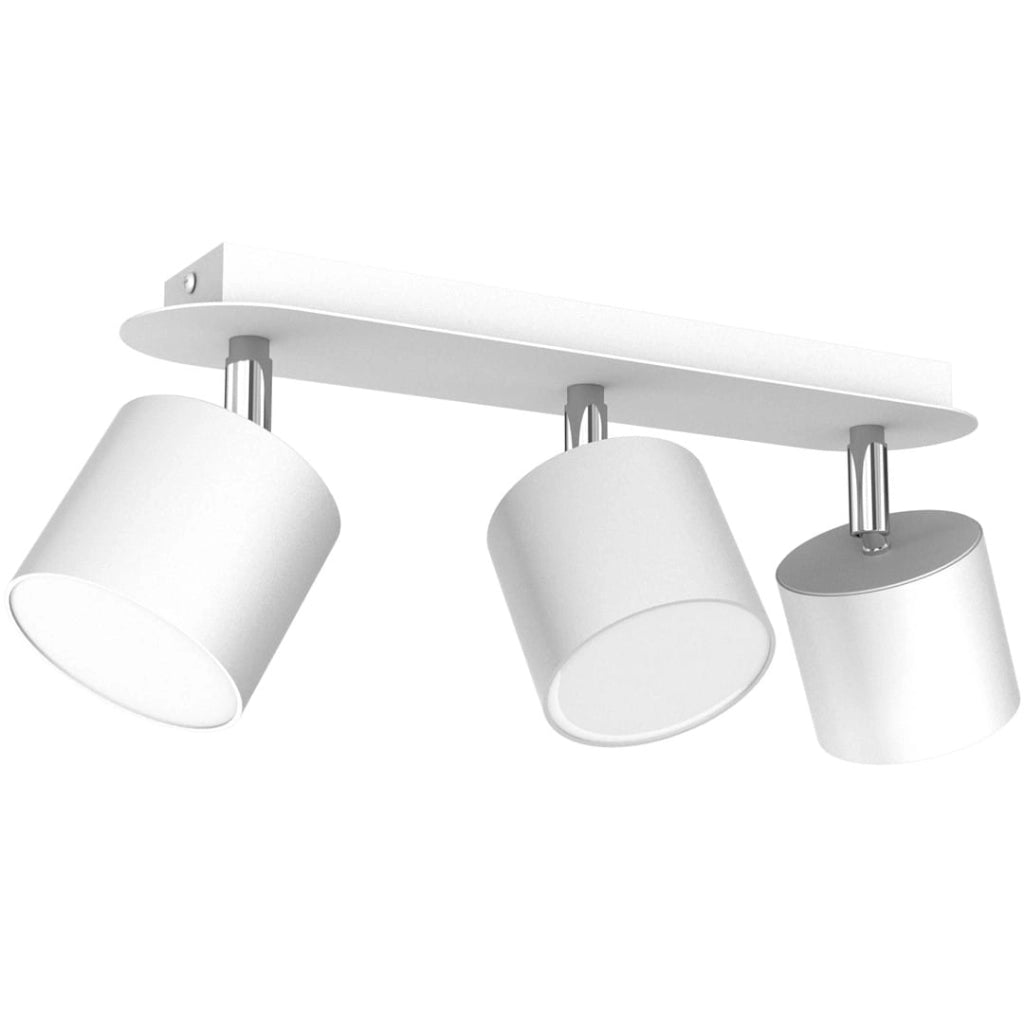 Plafoniera Milagro DIXIE bianca 3 luci LED GX53 20W