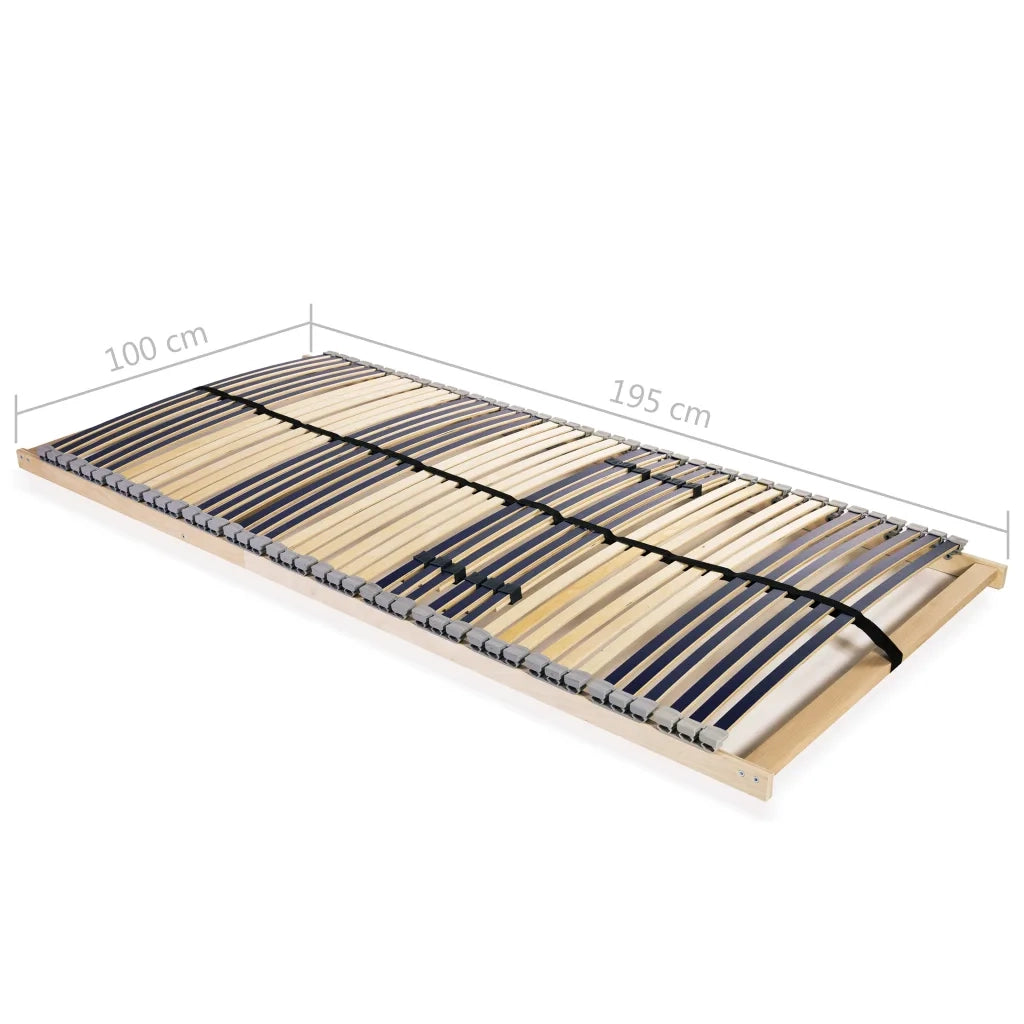 Rete a Doghe 7 Zone senza Materasso con 42 Doghe 100x200 cm 246464