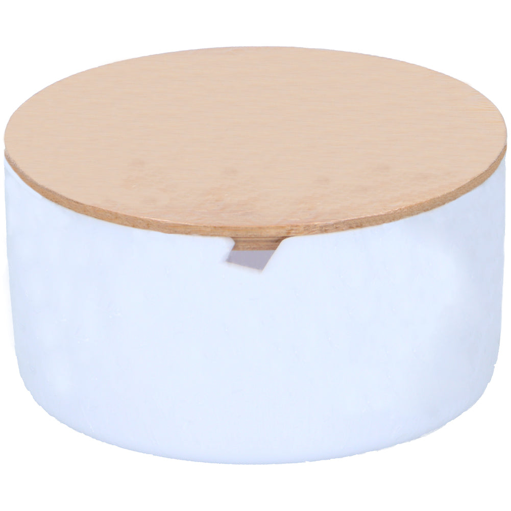 Organizer Contenitore Trucco Gioielli Coperchio Apribile e Specchio 3 Scomparti