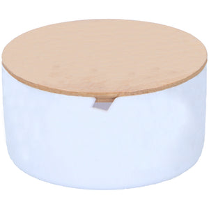 Organizer Contenitore Trucco Gioielli Coperchio Apribile e Specchio 3 Scomparti