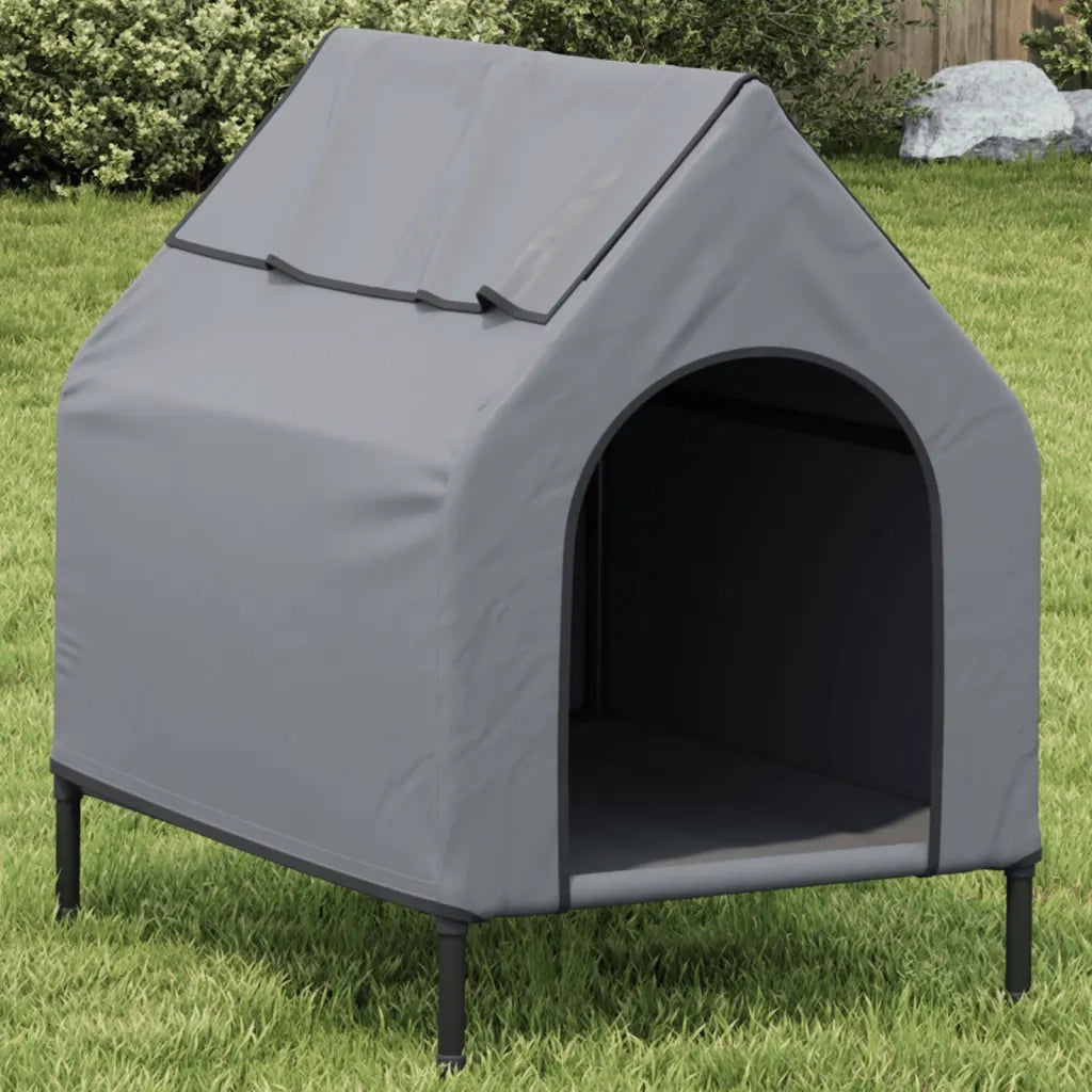 Cuccia per Cani Grigio Chiaro in Tessuto Oxford e Acciaio CFW2178266