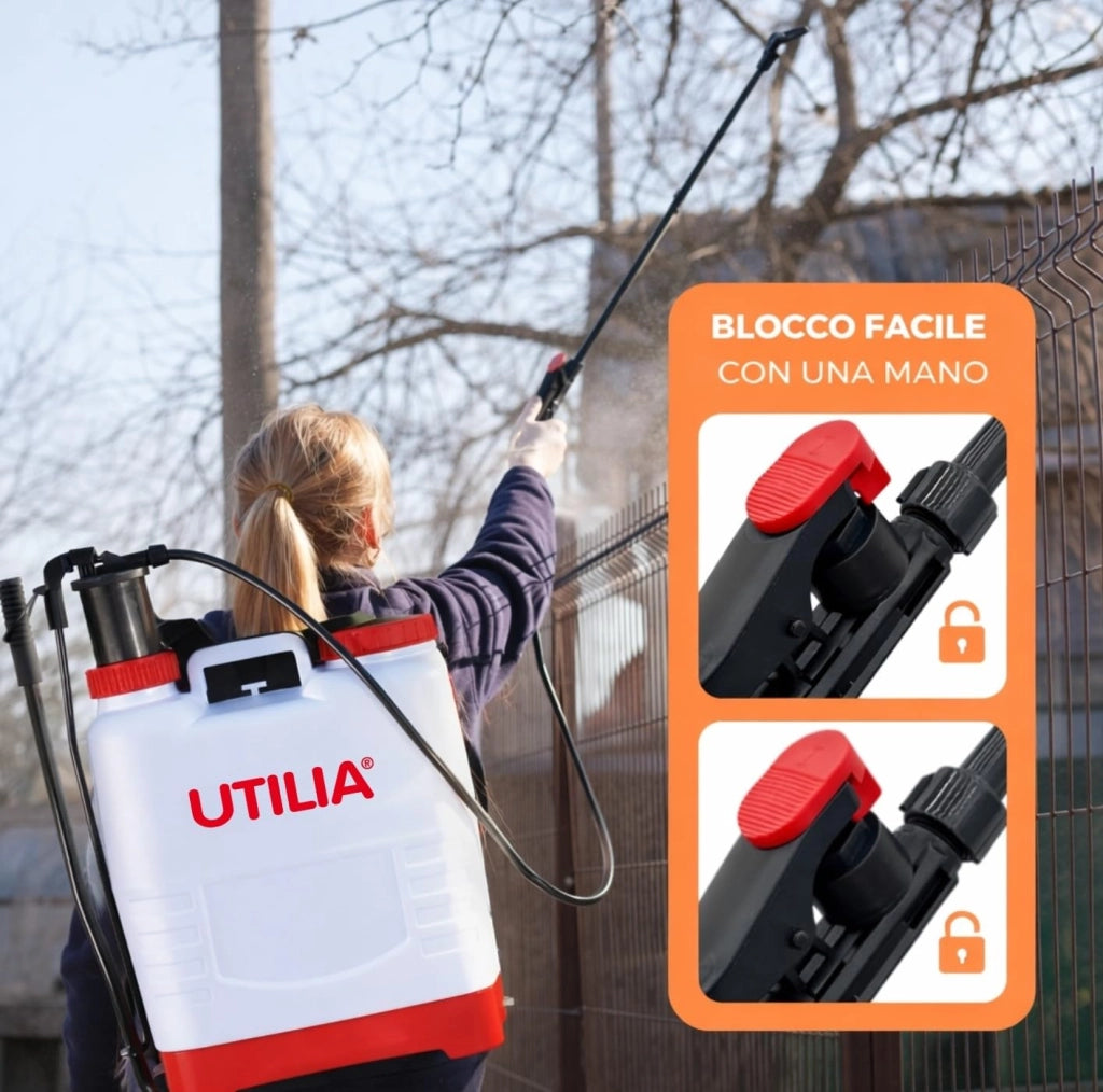 Utilia POMPA A PRESSIONE IN PLASTICA lt. 16
