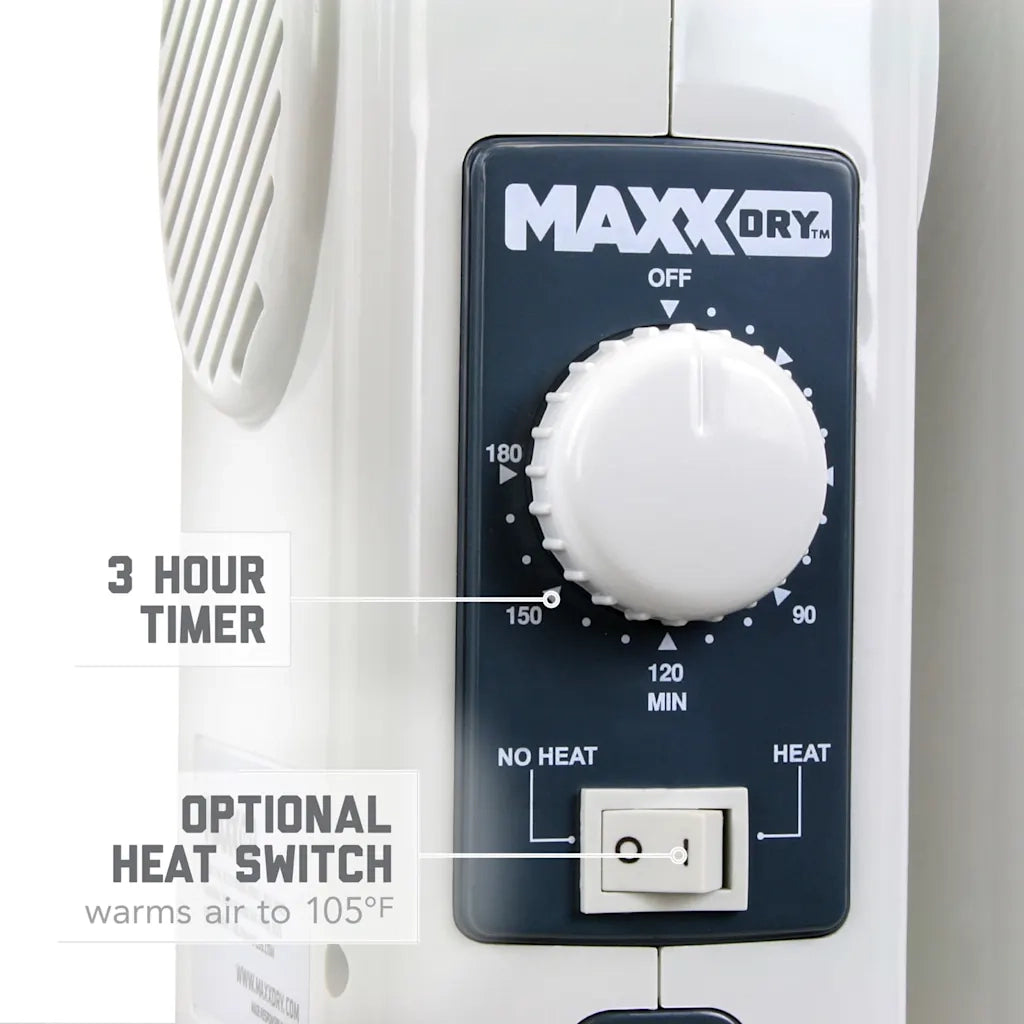 MaxxDry Asciugascarpe e Guanti Heavy Duty Grigio 439553