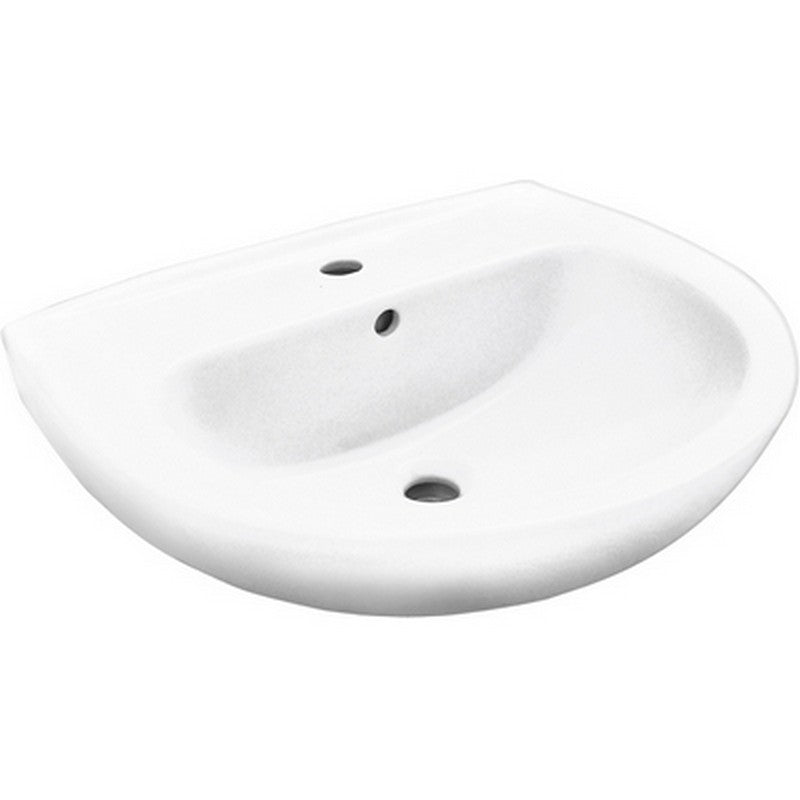 Lavabo sospeso felce in ceramica largo 64 cm