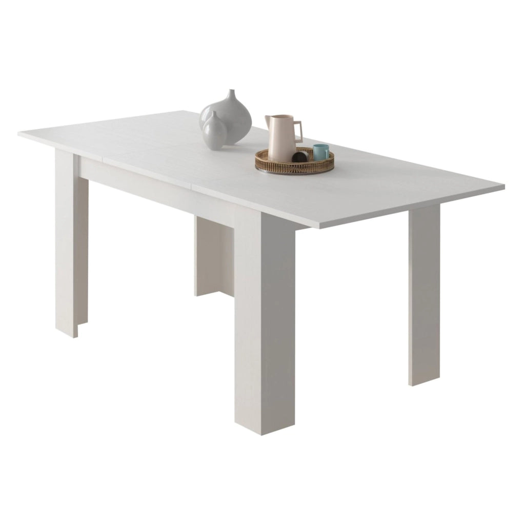 Marene, Tavolo Allungabile Allungabile, 200x90x75h cm Bianco
