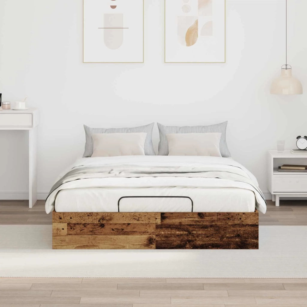 Letto ottomano Legno vecchio 193 x 120 x 25 cm Truciolare