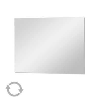 Specchio bagno 60x80 cm a filo lucido con installazione reversibile