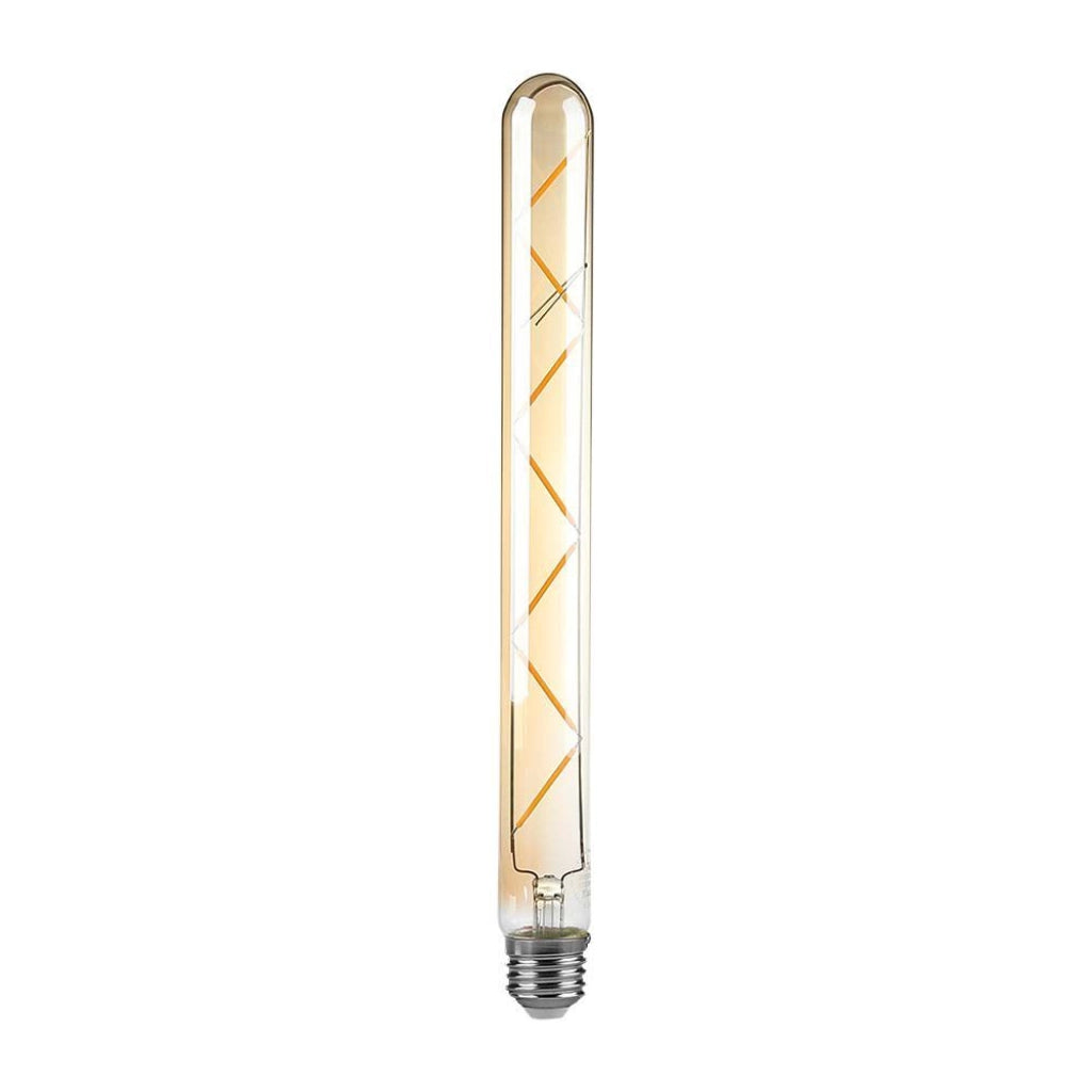 7w T30 LED FILAMENT Bulb Amber Glass 2200K E27