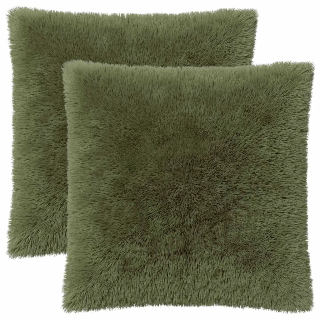 Cuscino con cuscino HEERLEN 2 pz Verde Fleece PV 928290