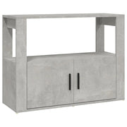 Buffet credenza cassettiera armadio mobile contenitore organizer per cucina soggiorno salotto 80 x 30 x 60 cm legno ingegnerizzato grigio 02_0032098