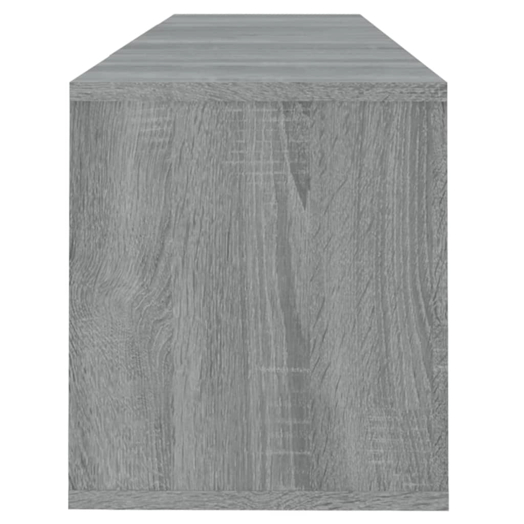Mobile TV multimediale mensola TV credenza TV sala da pranzo soggiorno camera da letto Sonoma 120 x 30 x 40,5 cm legno ingegnerizzato grigio 02_0028376
