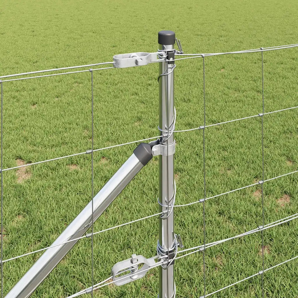 Palo della recinzione Zincato 50 x 0,8 m Acciaio