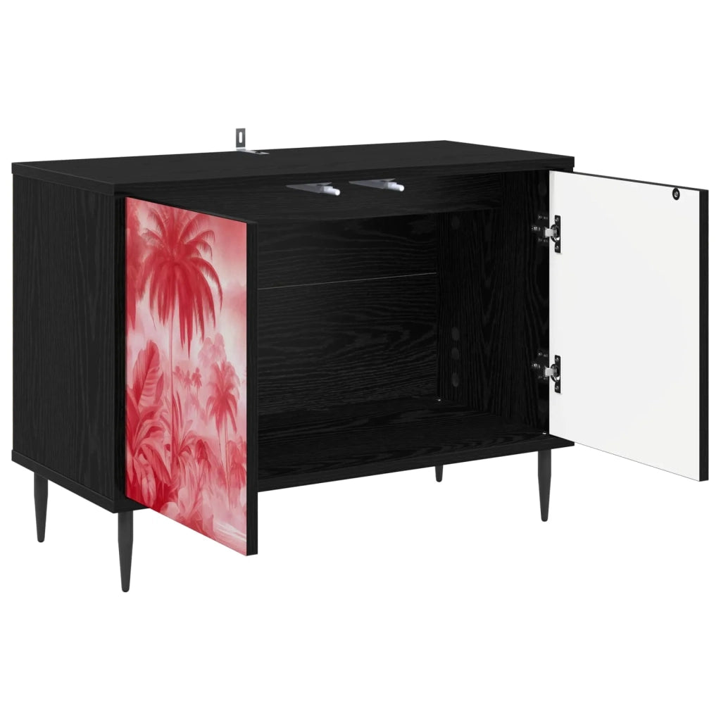 Mobile TV AACHEN 69 x 33 x 50,5 cm Rovere Nero 8007026