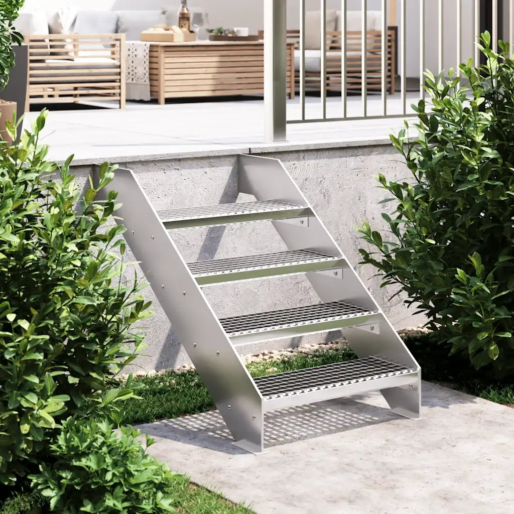 Gradino in Griglia 60x24x7 cm Acciaio Zincato 155682