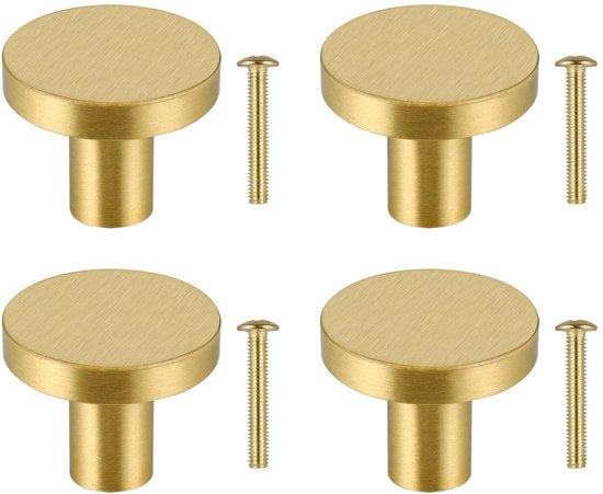 Lame per porta in messing - 4 pezzi - maniglioni per mobili - maniglioni per porte - maniglioni per cassetti - dimensioni 33x20mm