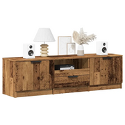 Mobile Porta TV in Legno Vecchio 140x35x40 cm in Truciolato