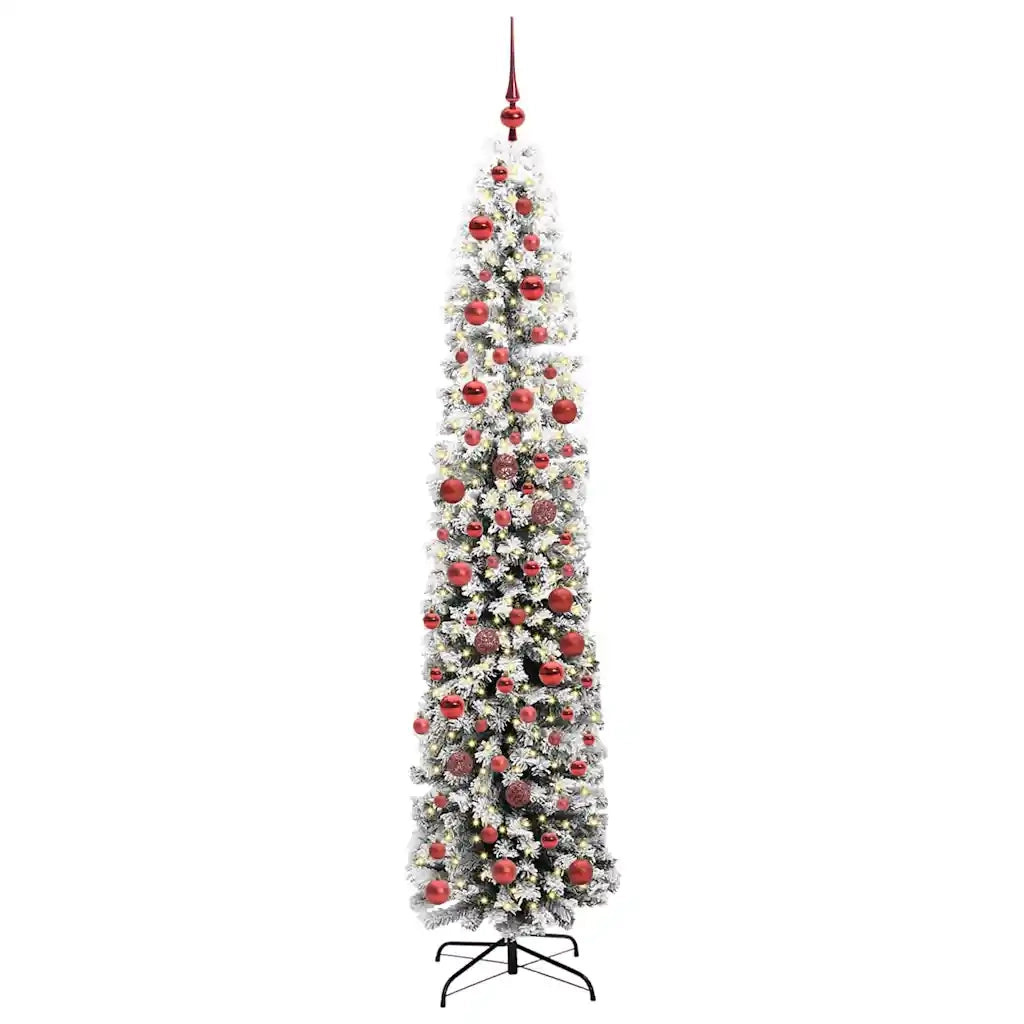 Albero di Natale Artificiale-Albero Natalizio con 300 LED Verde 180 cm 699571