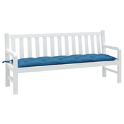 Cuscino Panca da Giardino Blu MÃ©lange 180x50x7 cm in Tessuto