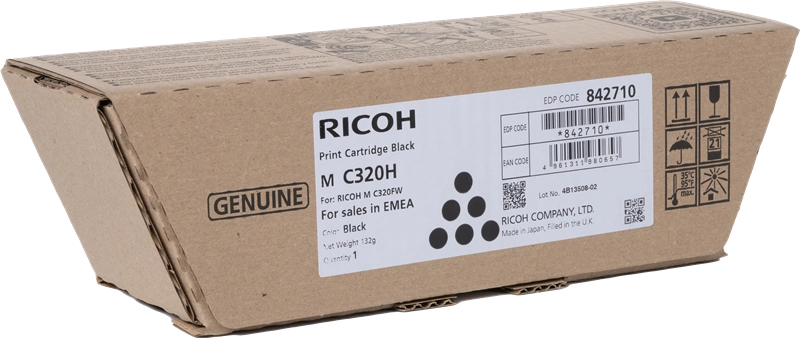 Ricoh 842710 cartuccia toner 1 pz Originale Nero