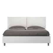 Letto Matrimoniale 160x190 cm con Rete Antea Egos Bianco