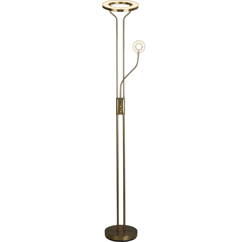 Piantana Contemporanea Mother Child Acciaio Policarbonato Led 25,5W 3000K