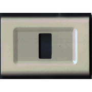 Trade Shop - Placchette Placche In Abs Serie Magic Elite Bticino Compatibili Color Copriprese - Bianco Opaco -1 Foro     -