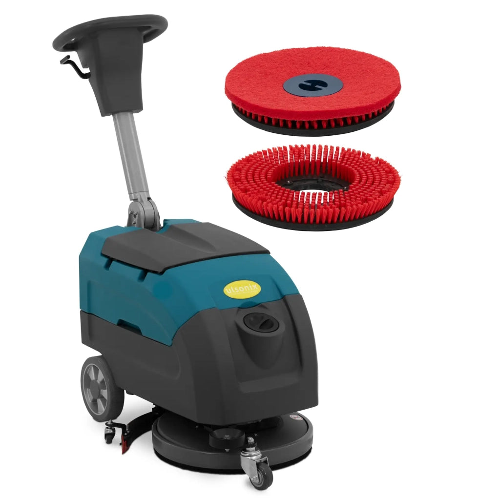 Lavasciuga pavimenti/lavapavimenti professionale senza fili larghezza 40 cm 2200 m²/h guida manuale acciaio 14_0008249