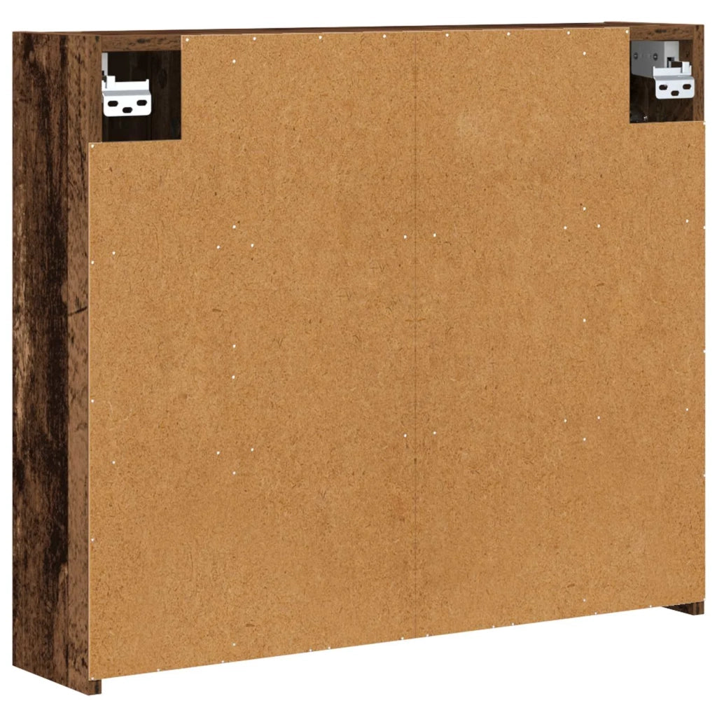 Mobiletto per specchio da bagno Legno vecchio 889173