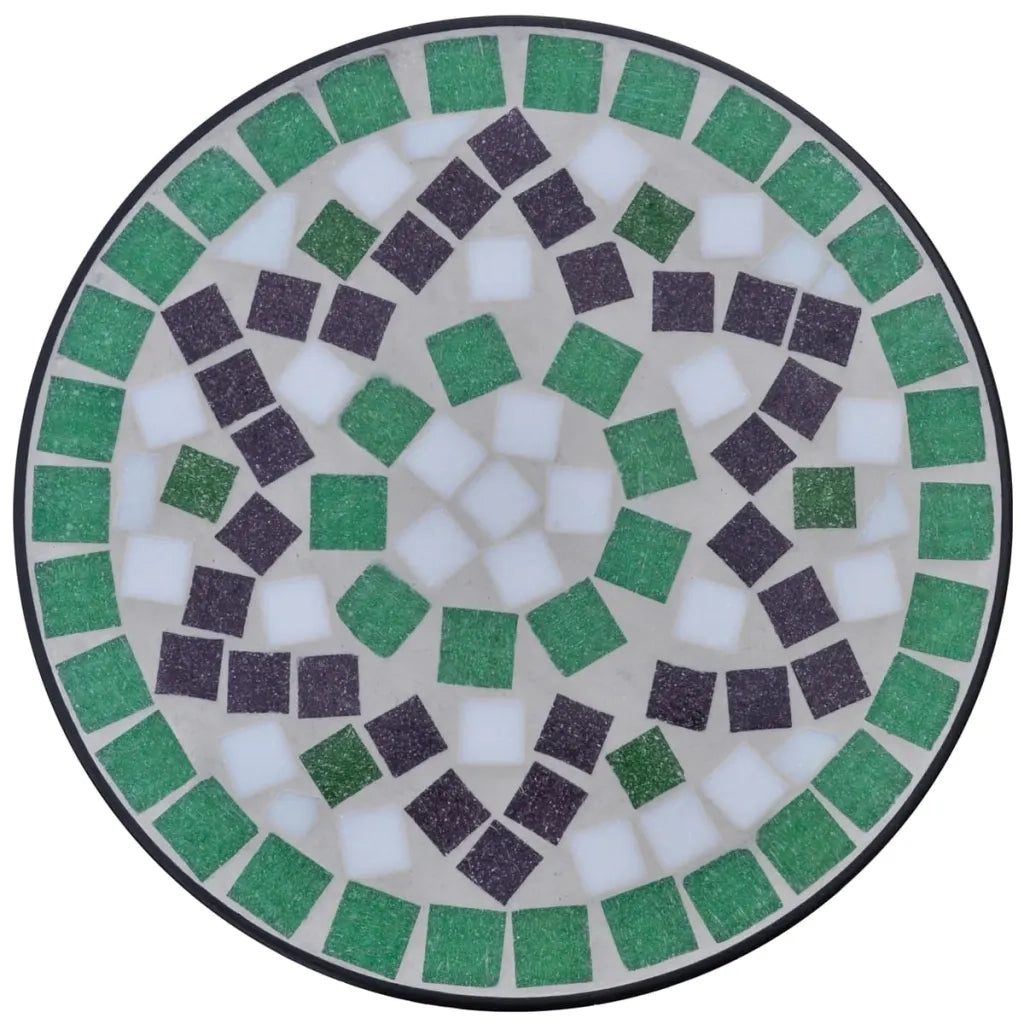 Elegante tavolino rotondo da esterno 30 x 30 x 60 cm in ceramica verde 02_0045847