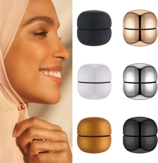 Spine di Magnetizzazione per Hijab 6 paia - Spine per Hijab per uso multifunzionale