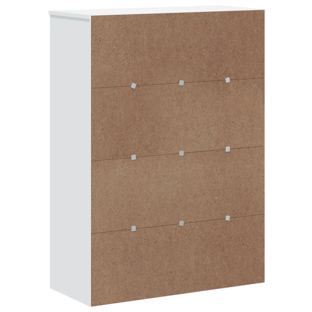 Piano per Credenza | Madia | Buffet da pranzo | Armadio da pranzo VIKEN Bianco in Legno Multistrato