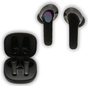 Orecchini wireless con traduttore, 74 lingue, 70 accenti - Traduzione simultanea in tempo reale, per viaggi, uso professionale e chiamate musicali (nero)