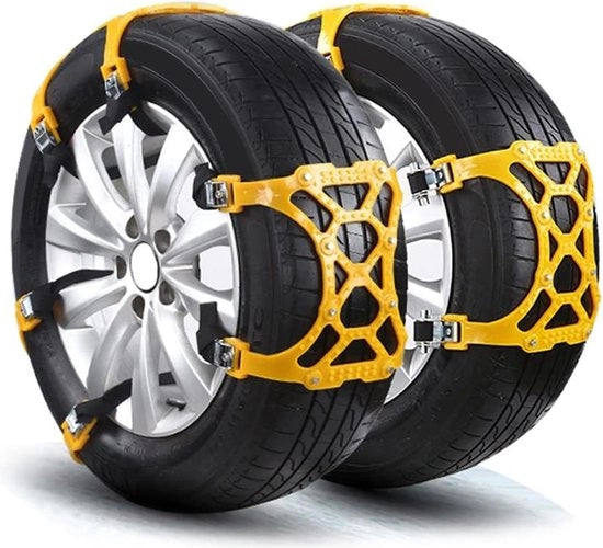 Catenaccia per pneumatici con trazione antiscivolo per auto e SUV - 6 pezzi